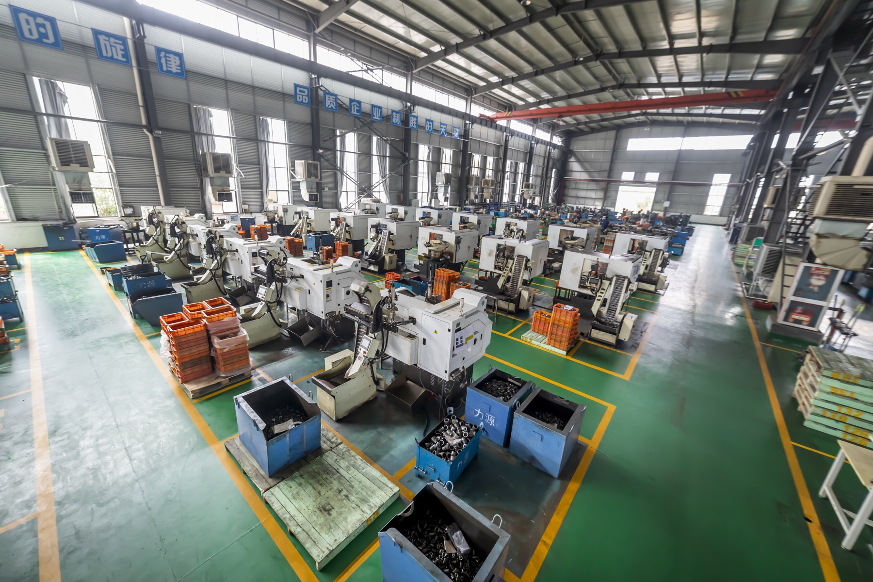 Automated production floor