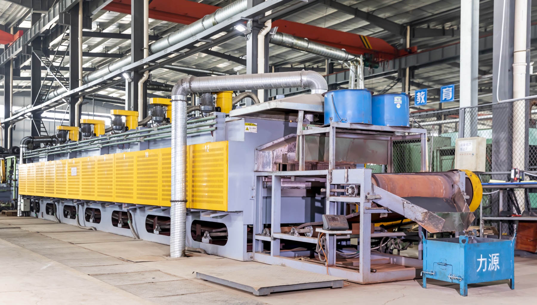 Heat treatment line